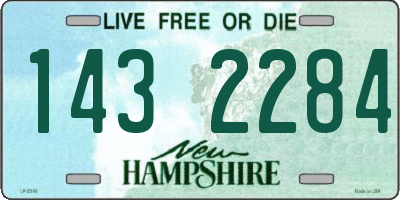 NH license plate 1432284