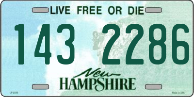 NH license plate 1432286