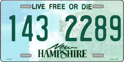 NH license plate 1432289