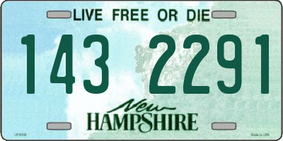 NH license plate 1432291