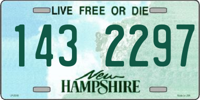 NH license plate 1432297