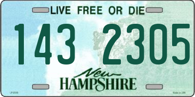 NH license plate 1432305