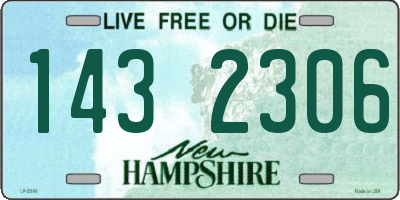 NH license plate 1432306