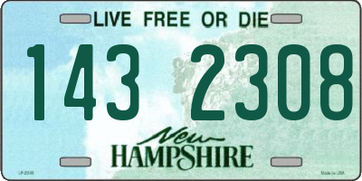 NH license plate 1432308