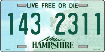 NH license plate 1432311