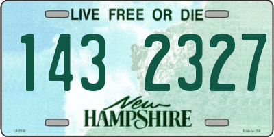 NH license plate 1432327