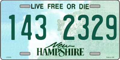 NH license plate 1432329
