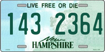 NH license plate 1432364