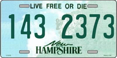 NH license plate 1432373