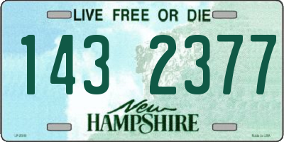 NH license plate 1432377
