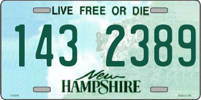 NH license plate 1432389