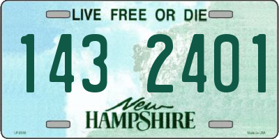 NH license plate 1432401