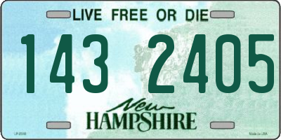 NH license plate 1432405