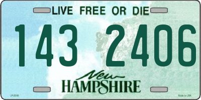 NH license plate 1432406