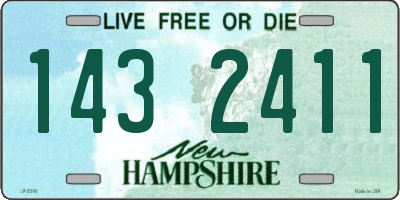 NH license plate 1432411