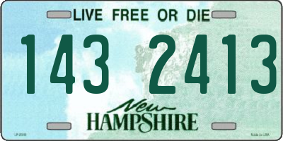 NH license plate 1432413