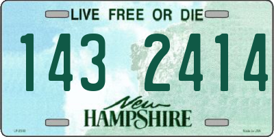 NH license plate 1432414