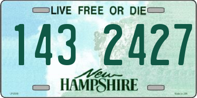 NH license plate 1432427