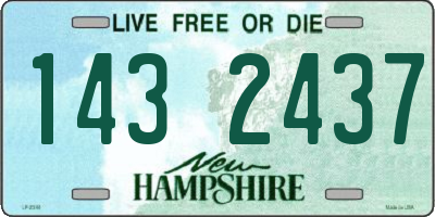 NH license plate 1432437