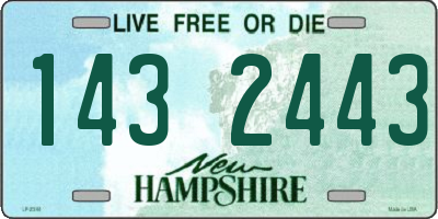 NH license plate 1432443