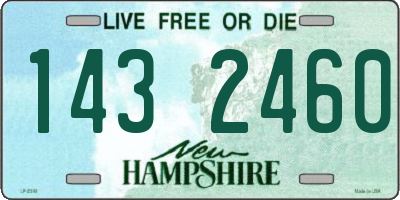 NH license plate 1432460