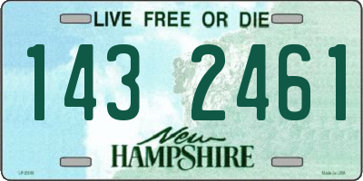 NH license plate 1432461