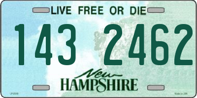 NH license plate 1432462