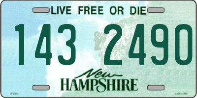 NH license plate 1432490