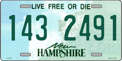 NH license plate 1432491