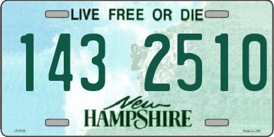 NH license plate 1432510