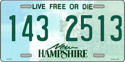 NH license plate 1432513