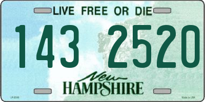 NH license plate 1432520