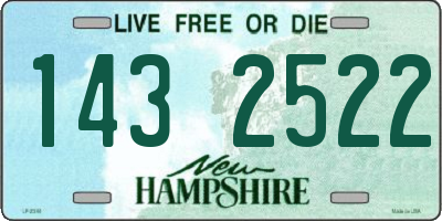 NH license plate 1432522