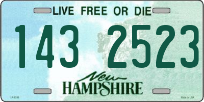 NH license plate 1432523