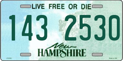 NH license plate 1432530