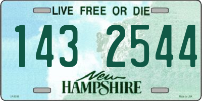 NH license plate 1432544