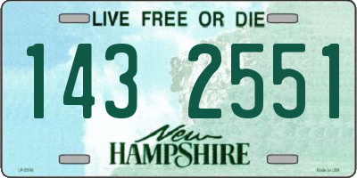 NH license plate 1432551