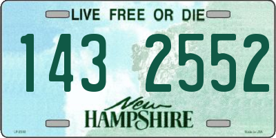NH license plate 1432552