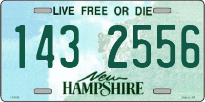 NH license plate 1432556