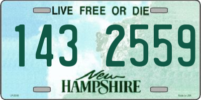 NH license plate 1432559