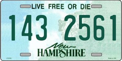 NH license plate 1432561