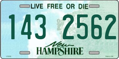 NH license plate 1432562