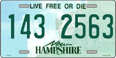 NH license plate 1432563