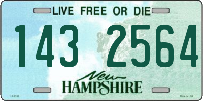 NH license plate 1432564
