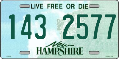 NH license plate 1432577