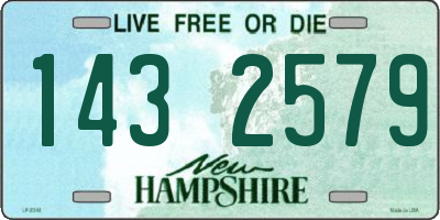 NH license plate 1432579