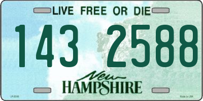 NH license plate 1432588