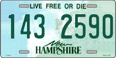 NH license plate 1432590