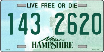 NH license plate 1432620