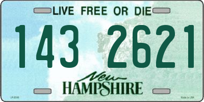 NH license plate 1432621